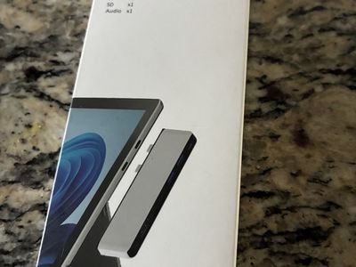 7-in-2 Docking Station for Microsoft Surface Pro 12 - HDMI, USB 3.0, USB-C, SD/TF, Audio Hub