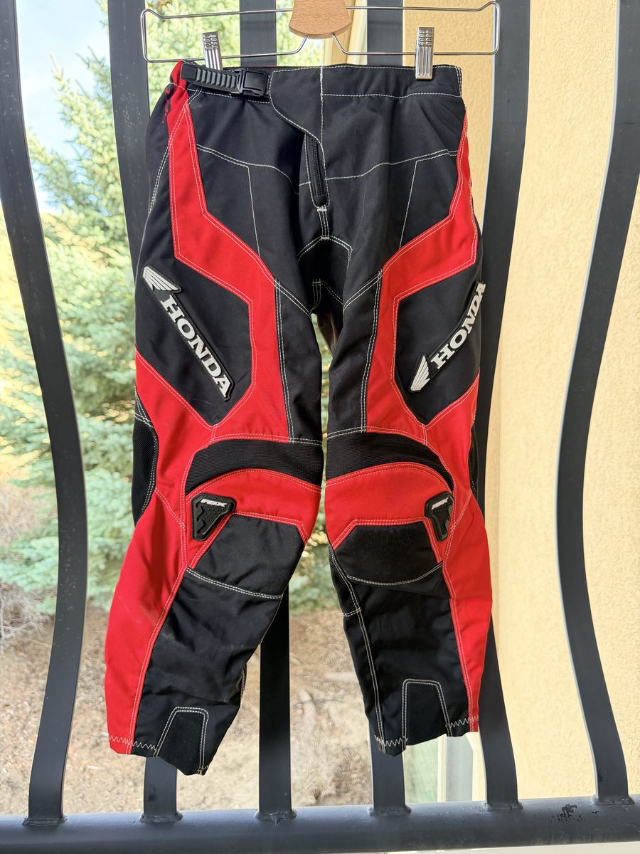 Fox Honda youth motocross riding pants