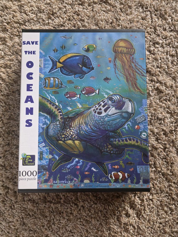 Save The Oceans 1000 Piece Jigsaw Puzzle Easy Planet