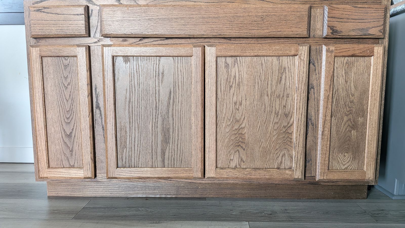 60 Inch Oak Base Cabinet