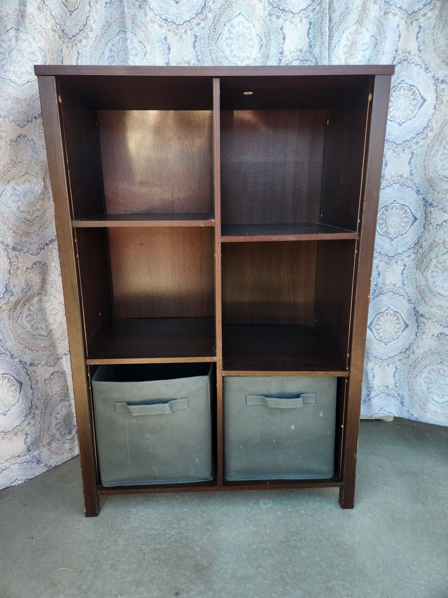 6-Cube Shelf Storage Organizer