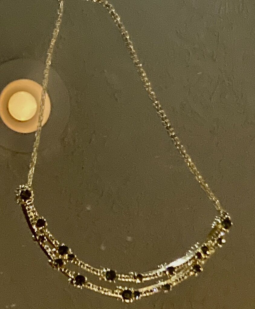 Gold With Black Diamonds* Necklace