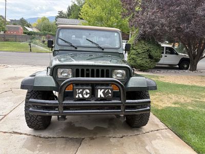 Jeep Wrangler Rio Grande YJ 4x4 - Forest Green with Tan Hardtop