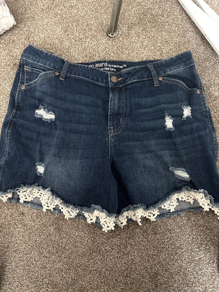 Maurices Shorts With Lace