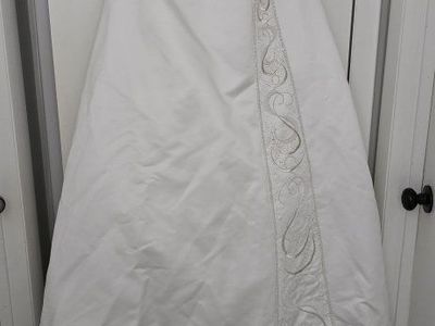 A-line Strapless Wedding Dress