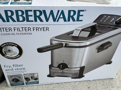 Farberware 3-Liter Filter Fryer with Clean Oil Filtration System