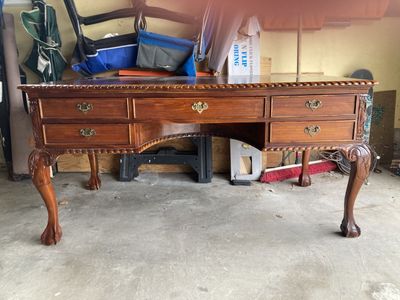 large Solid Wood Desk