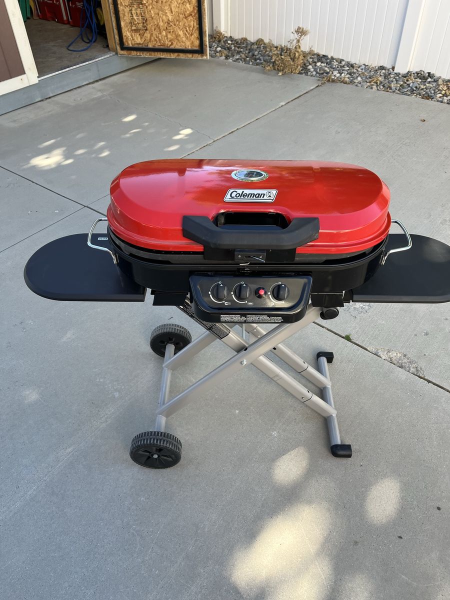 Coleman RoadTrip 285 Portable Stand-Up Propane Grill - Red