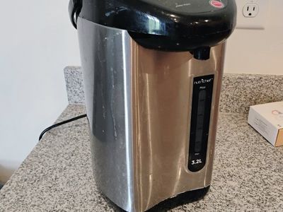 NutriChef 3.2L Stainless Steel Hot Water Urn Dispenser - Boil & Keep Warm Function