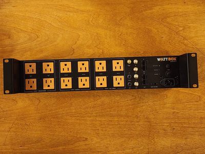 WattBox Power Conditioner with Sequencing, Safe Voltage, Coax and Ethernet Protection | 12 Outlets