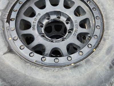 16x8 8x6.5 method wheels and tires