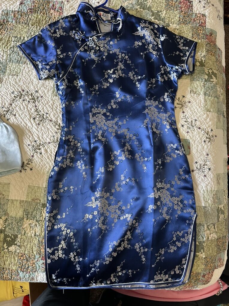 Womens Med Qipao Dress