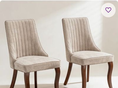 Upholstered Dining Chairs - Set of 2