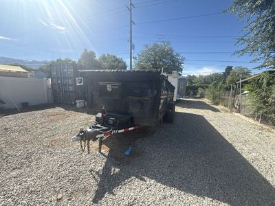 PJ Heavy-Duty Dump Trailer - Black,