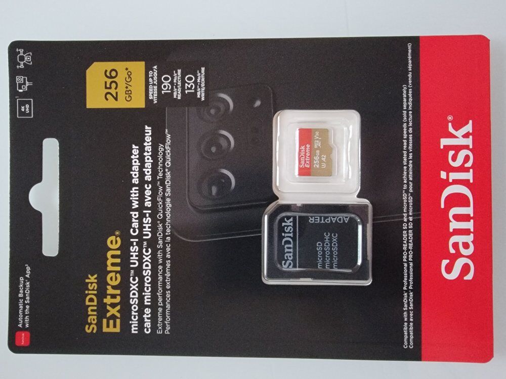 SanDisk Extreme 256GB MicroSD