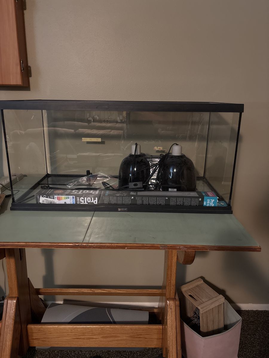 Zoo Med 40 gallon reptile enclosure / tank