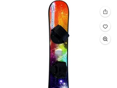 Kids snowboard