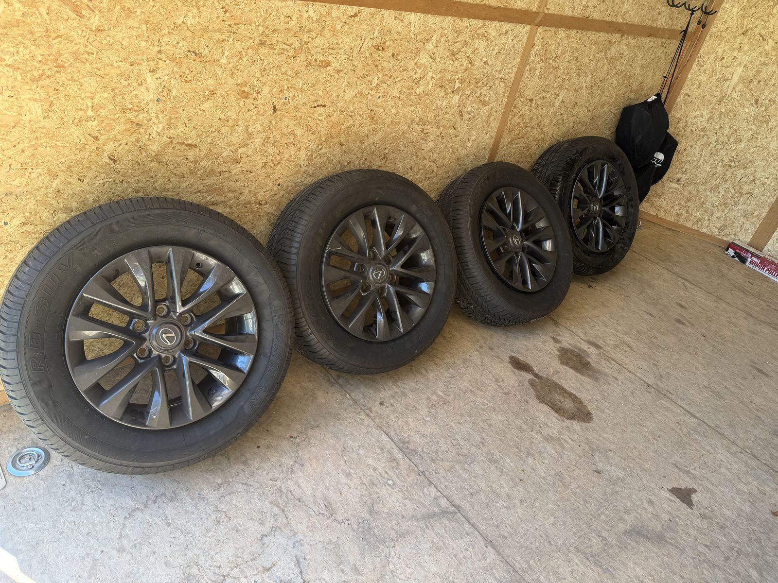 Lexus GX460 OEM Wheels + Like-New Tires (265/60R18) – Set of 4