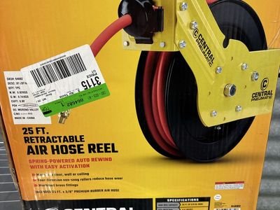 Retractable Air Hose Reel / 25'
