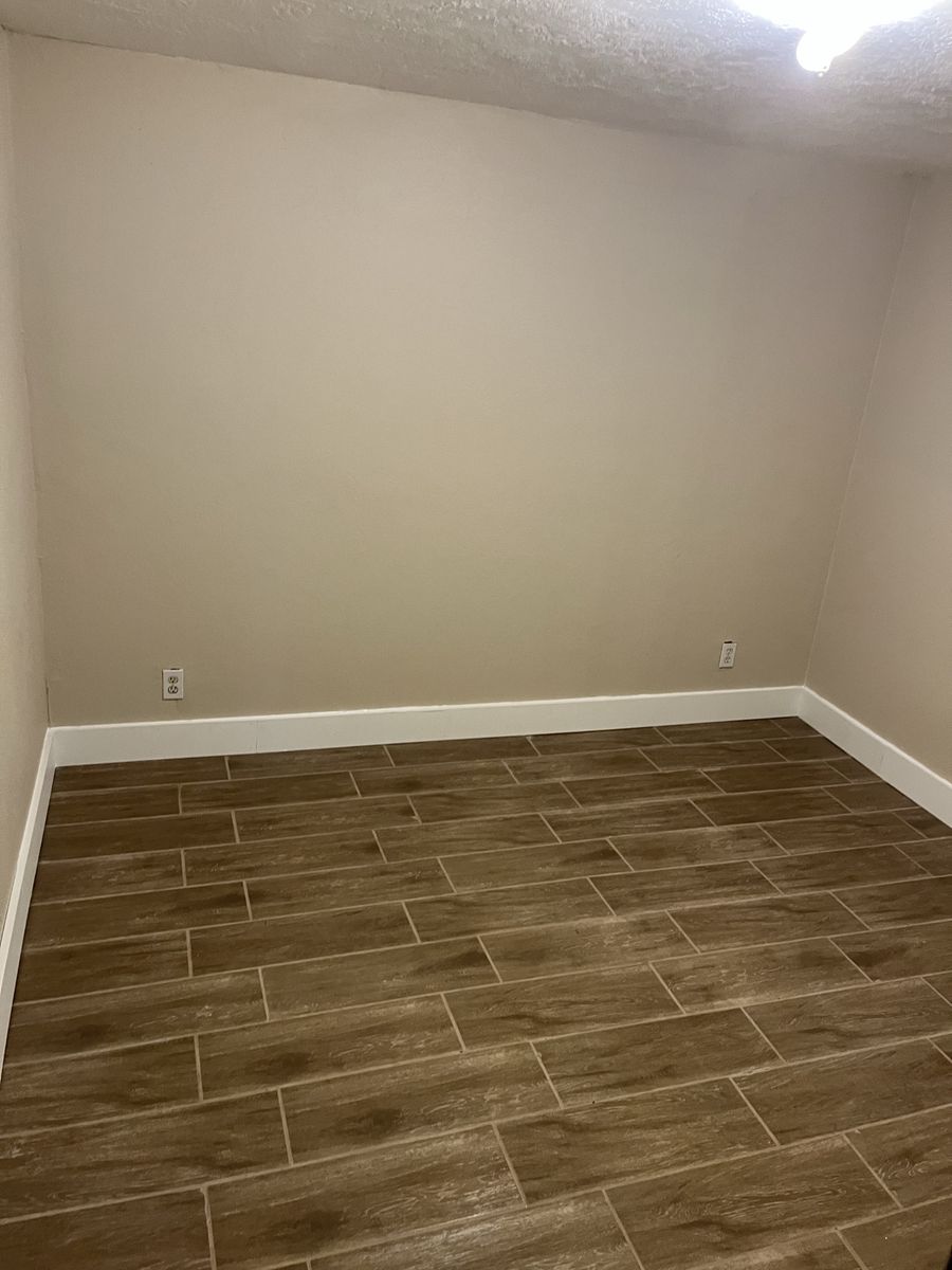 Tile wood floor