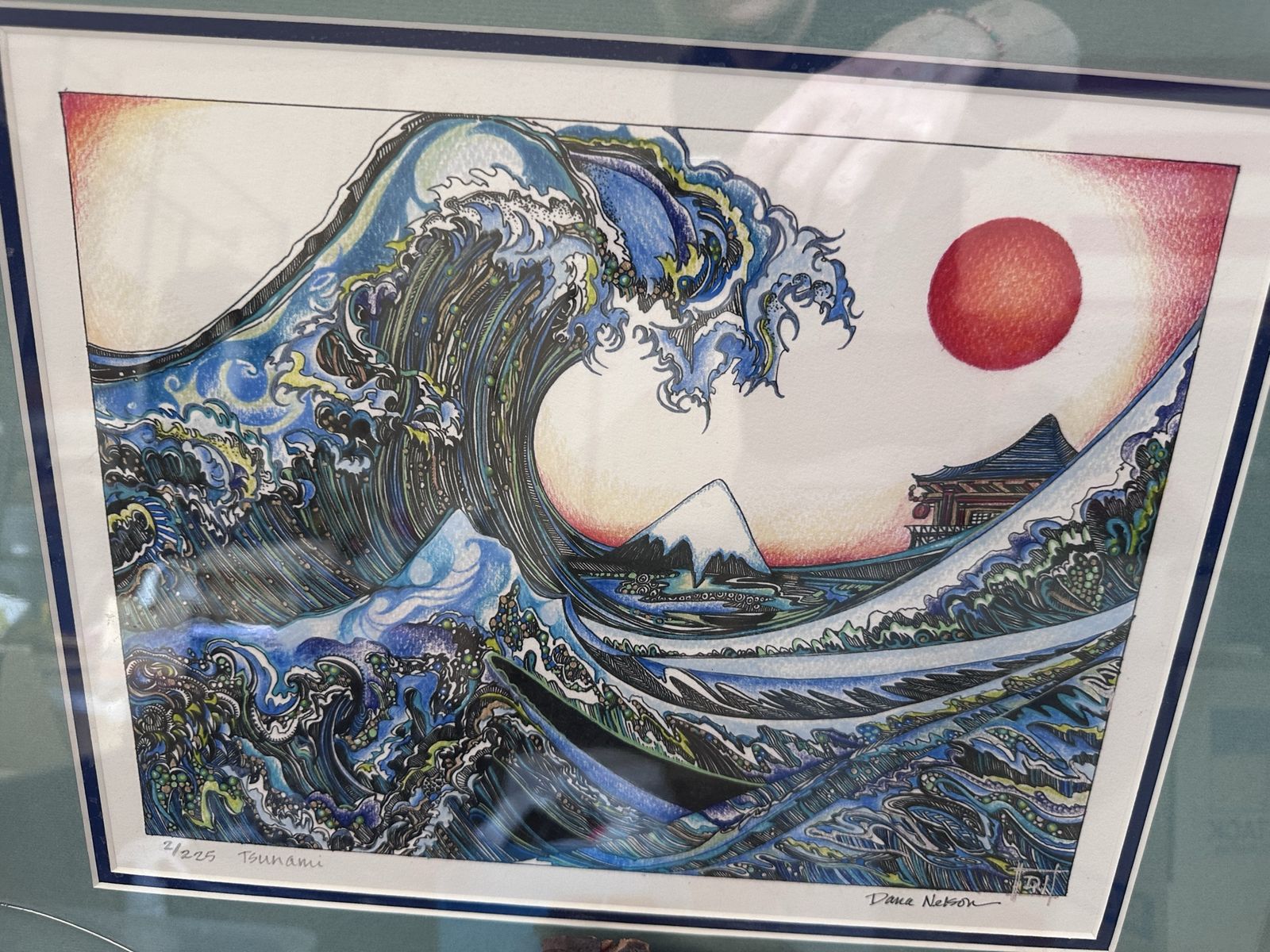 Original art - “Tsunami” By Dana Nelson