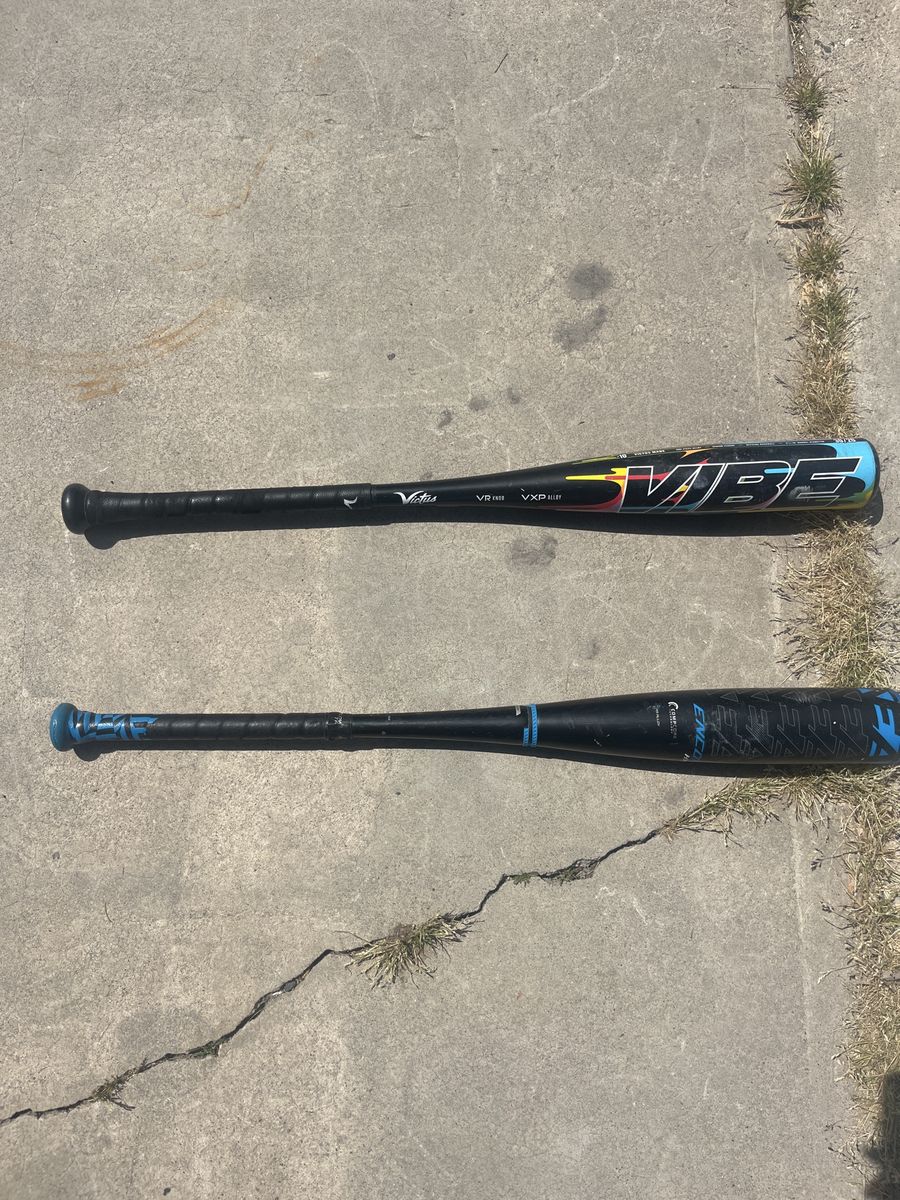 30” -10 bats victus and Easton
