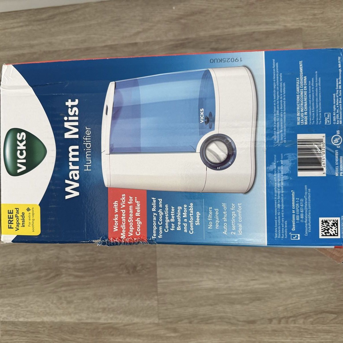 Vicks Warm Mist Humidifier