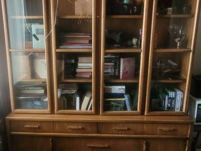 Midcentury modern China Cabinet/ Hutch (60's)