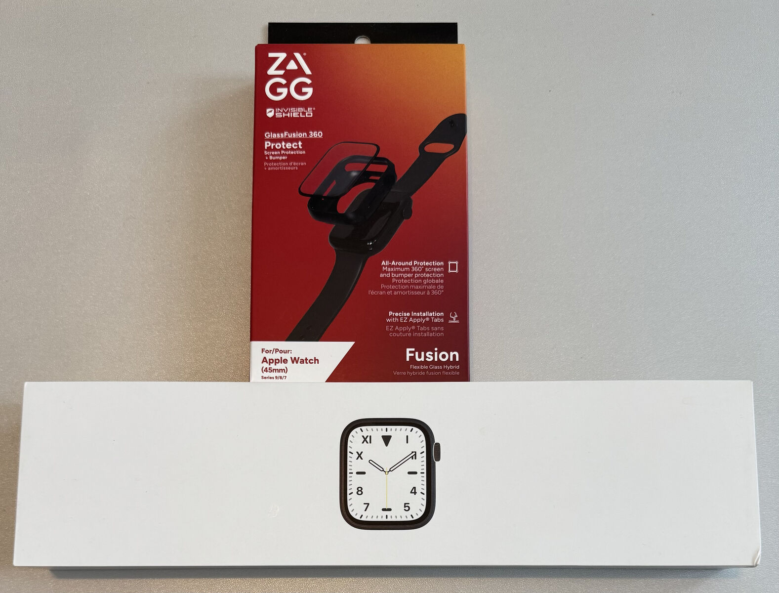 Apple Watch Edition Series 7 45mm Space Black Titanium GPS Cellular Bundle Zagg