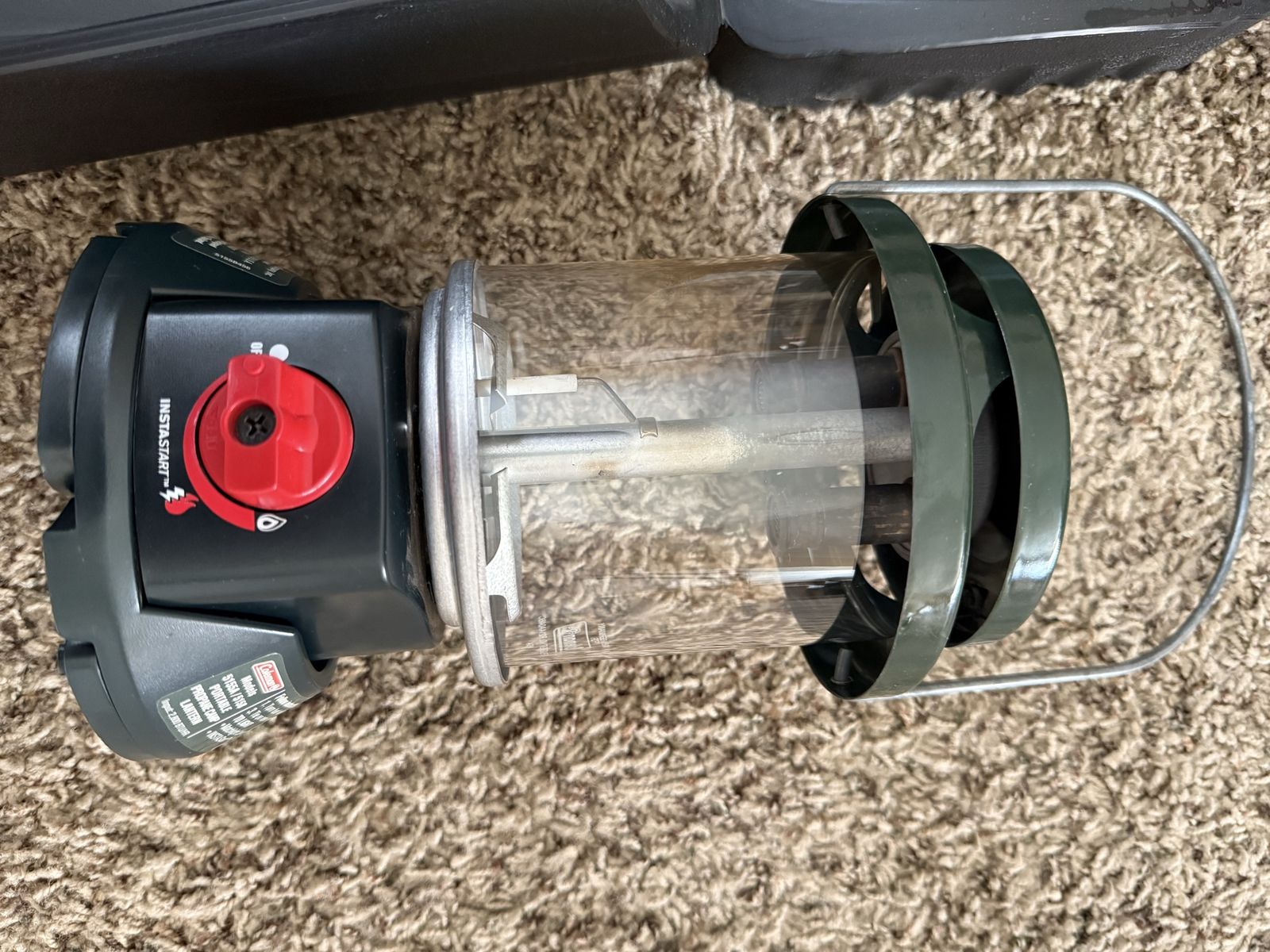 Coleman Propane Lantern with Instastart Ignition & Hard Carry Case - Great for Camping