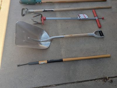 Lot of yard tools
