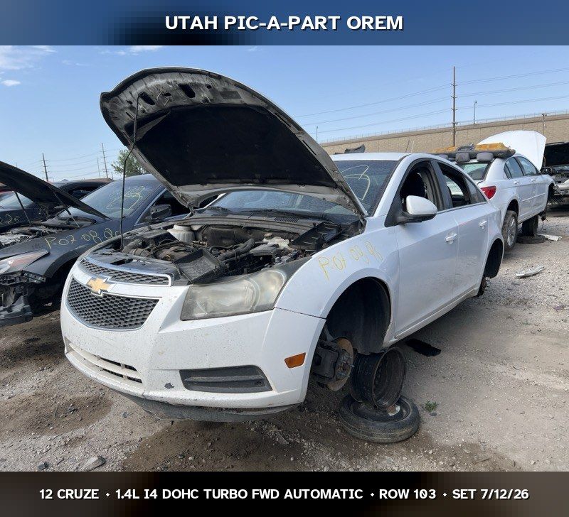 2012 Chevrolet Cruze Parts - UTPAP Orem