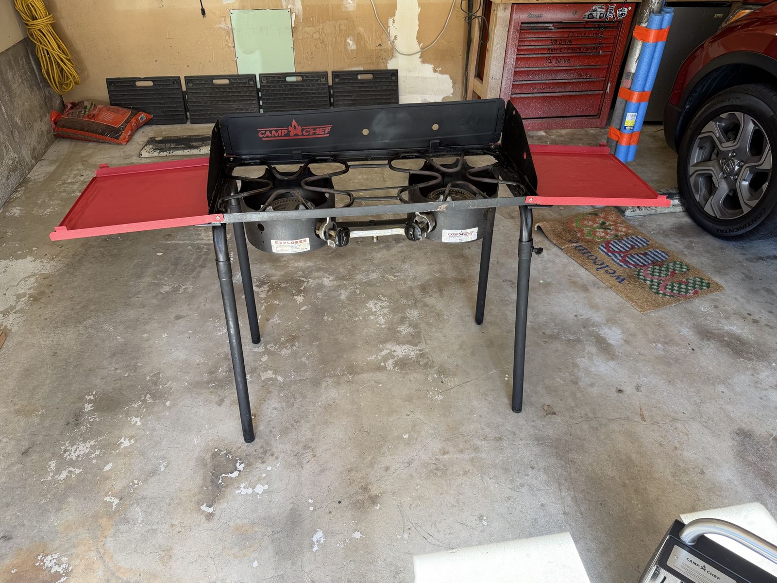 2 burner camp chef