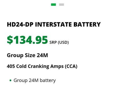 2 Interstate Batteries