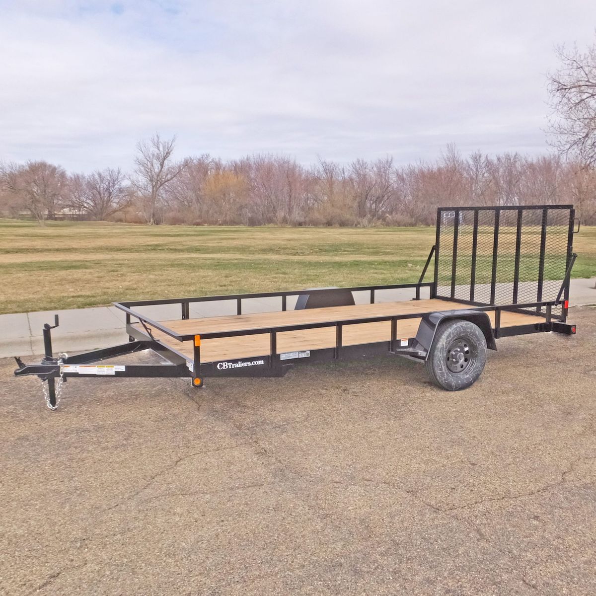 82" x 14' 2,990 lbs GVWR Single Axle UTV Trailer from C&B Trailers