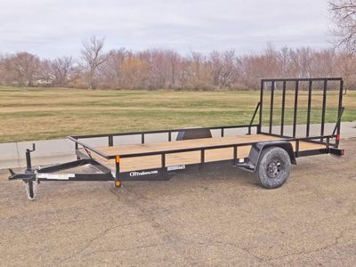 82" x 14' 2,990 lbs GVWR Single Axle UTV Trailer from C&B Trailers