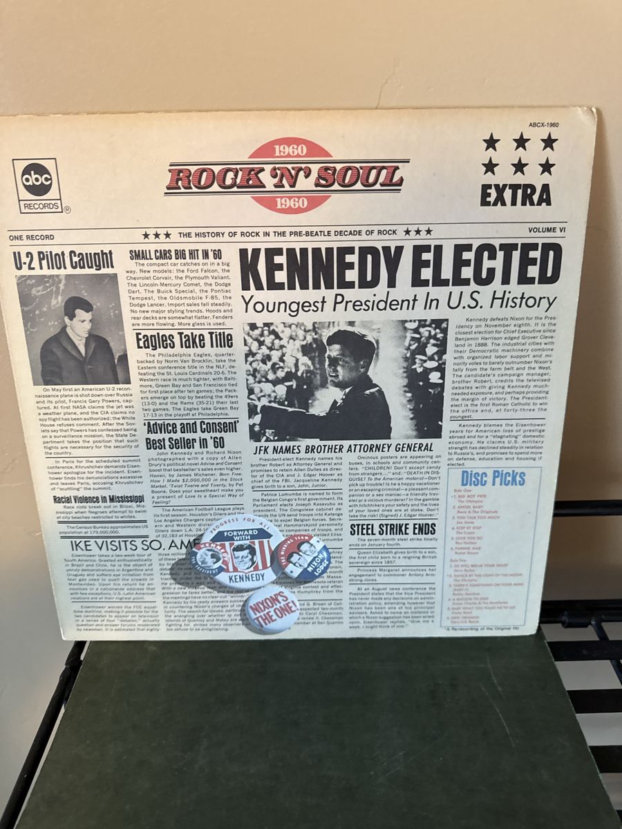 1960 Rock 'N' Soul 1960 Extra Volume VI Vinyl LP Record ABC Records ABCX-1960