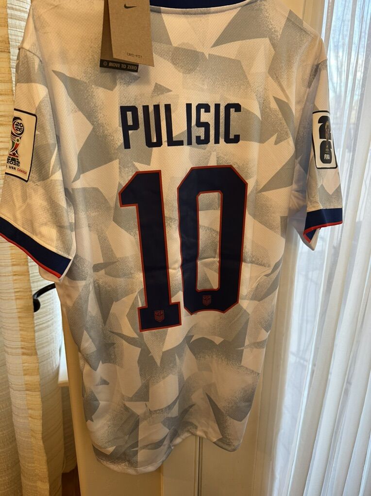 USA Soccer Jersey Pulisic 10 Size M , L &XL