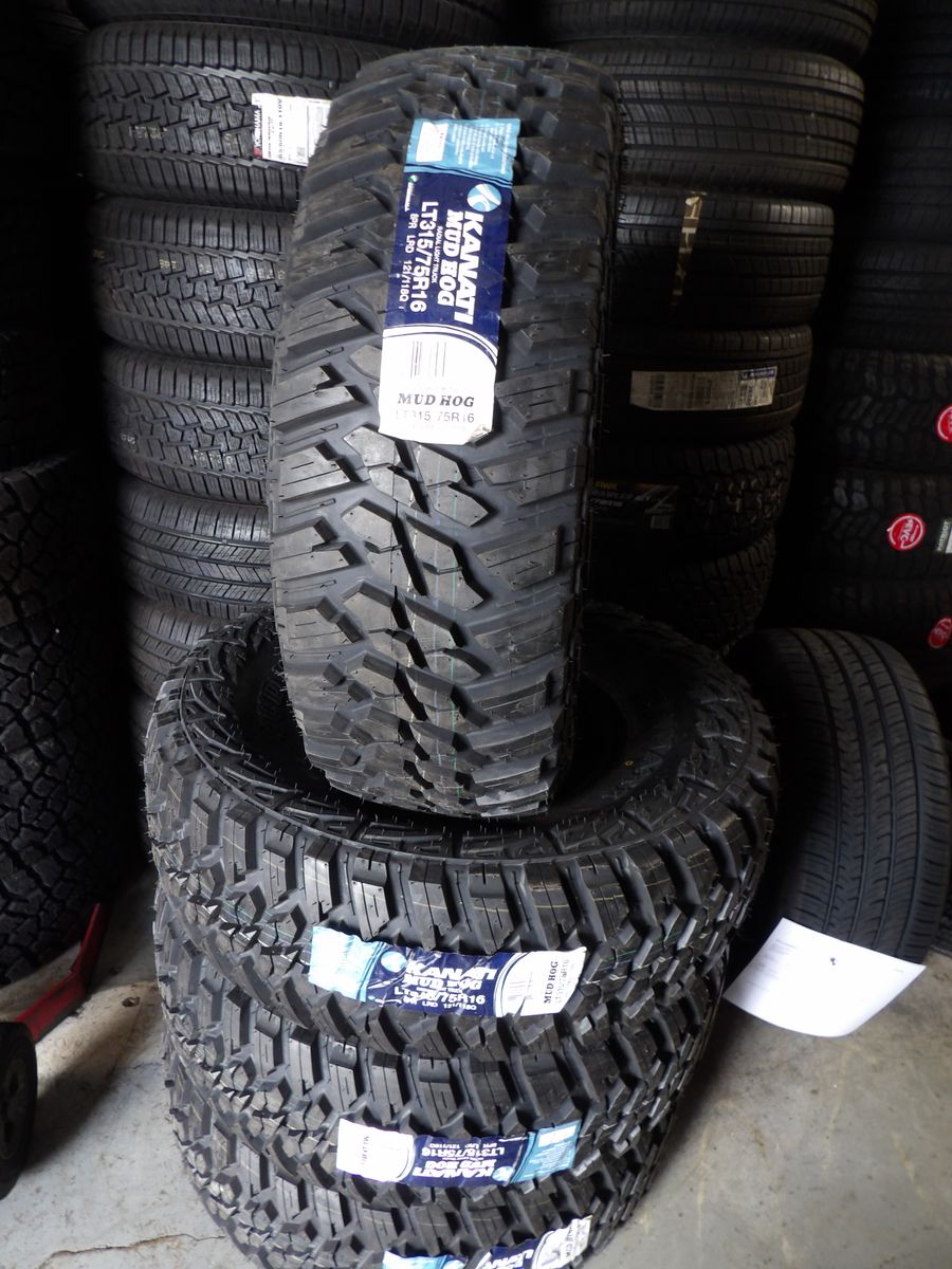 315/75R15 KANATI MUD H09 SET OF BRAND NEW TIRES