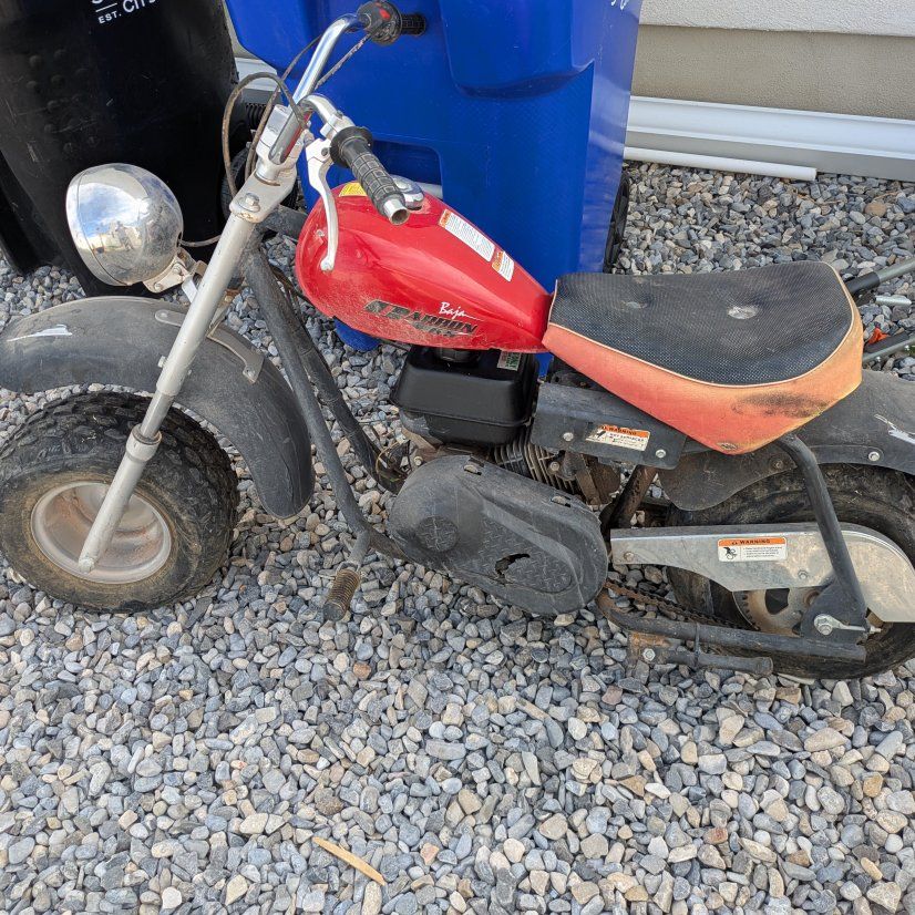 Baja carbon 6.5 motorcycle