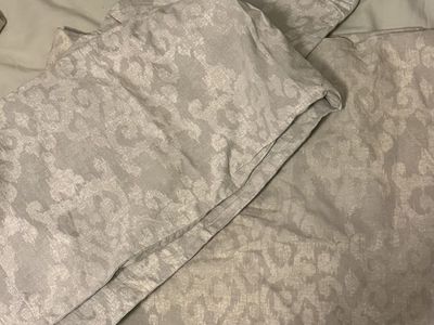 West elm king duvet and shams