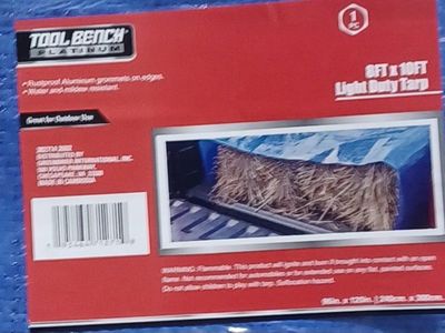 8' x 10' BLUE TARP!
