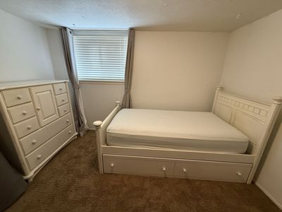 Beautiful Twin Trundle Bed and Dresser by Ragazzi