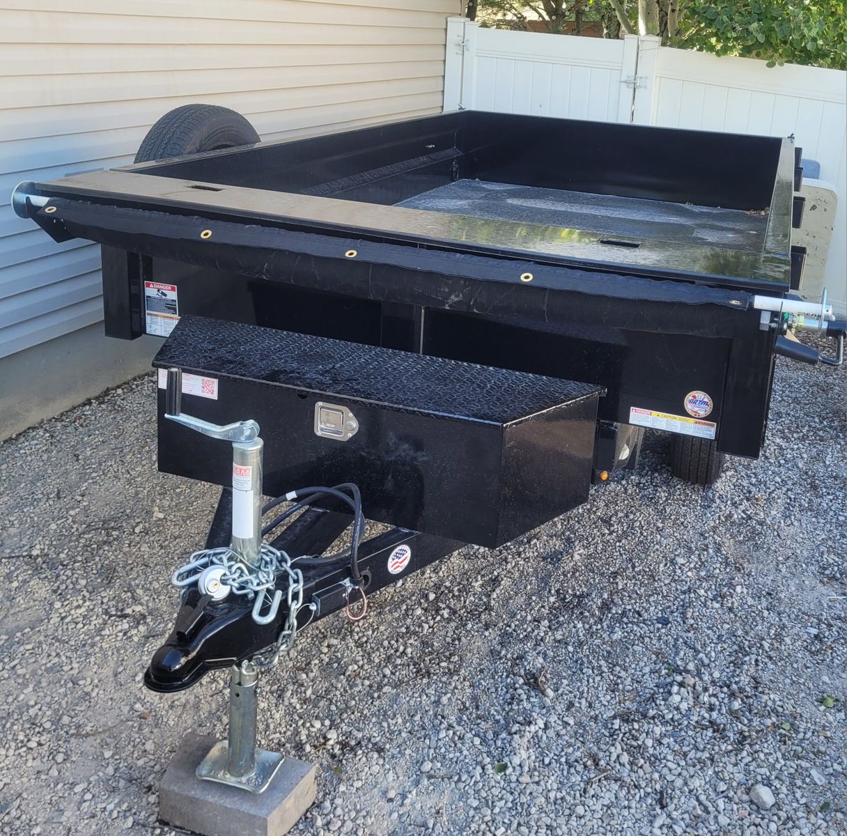 7,000 lb Sure-Trac Dump Trailer Rental