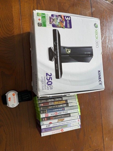 XBox 360 with Kinect and Active 2 Wrist