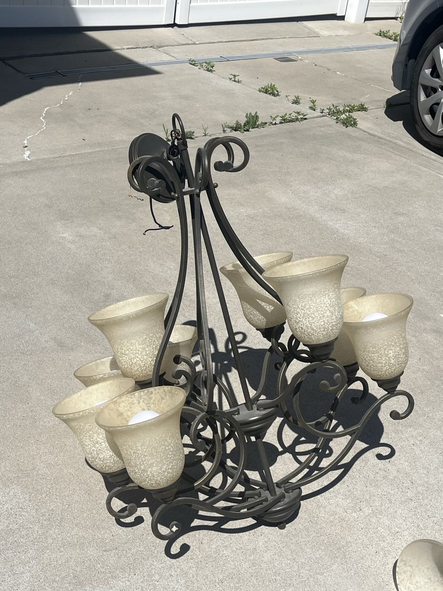 Large chandeliers