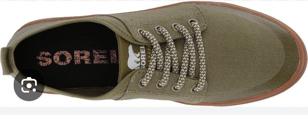 Sorel canvas camp sneakers W8.5