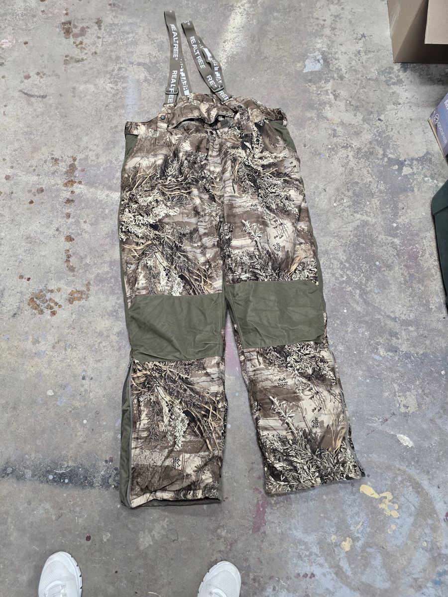 Realtree Men's 2XL Max-5 Camo Insulated Hunting Bib Overalls with Adjustable Straps