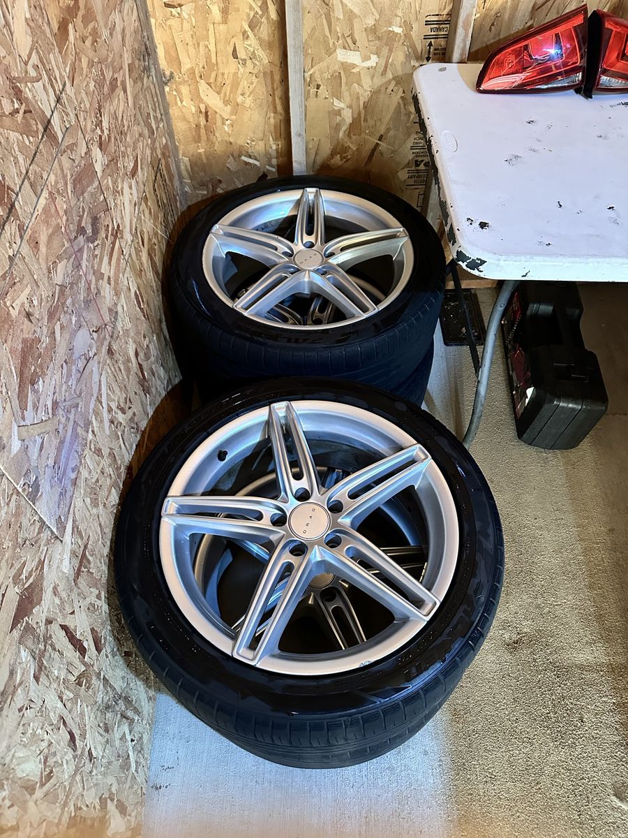 19x8 Drag DR73 Wheels 5x112 ET32 - VW/Audi/Mercedes