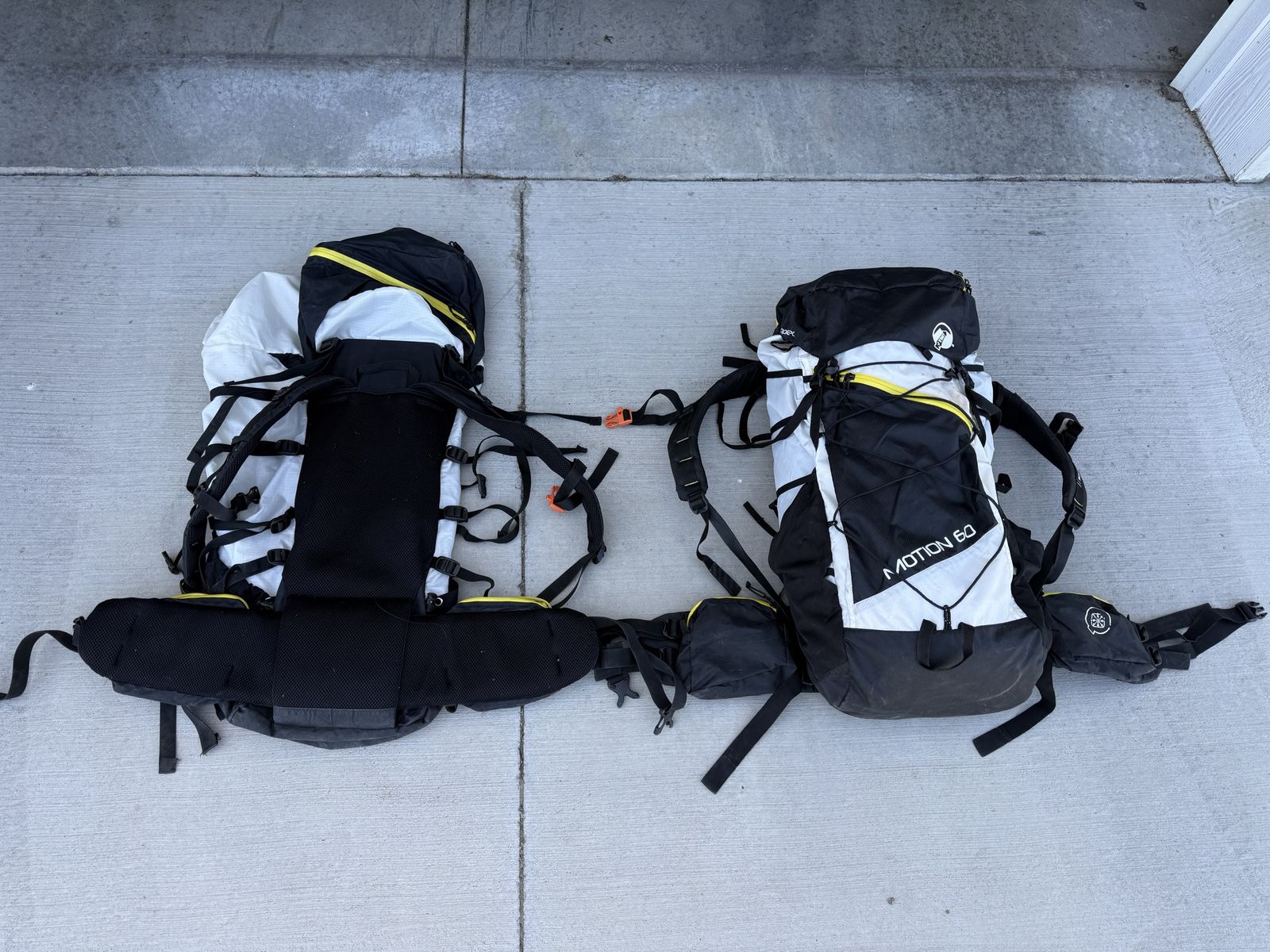 Klymit Motion 60 packs